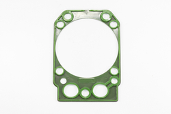 Прокладка ГБЦ КАМАЗ ЕВРО зеленый силикон, армированная с метал. каркасом стандарт (Балаково)