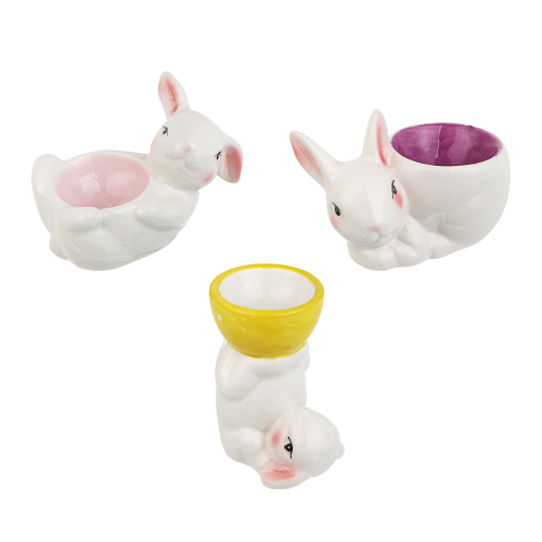 Подставка для яйца тм LADECOR 9x5,5x6 см, 3 вида