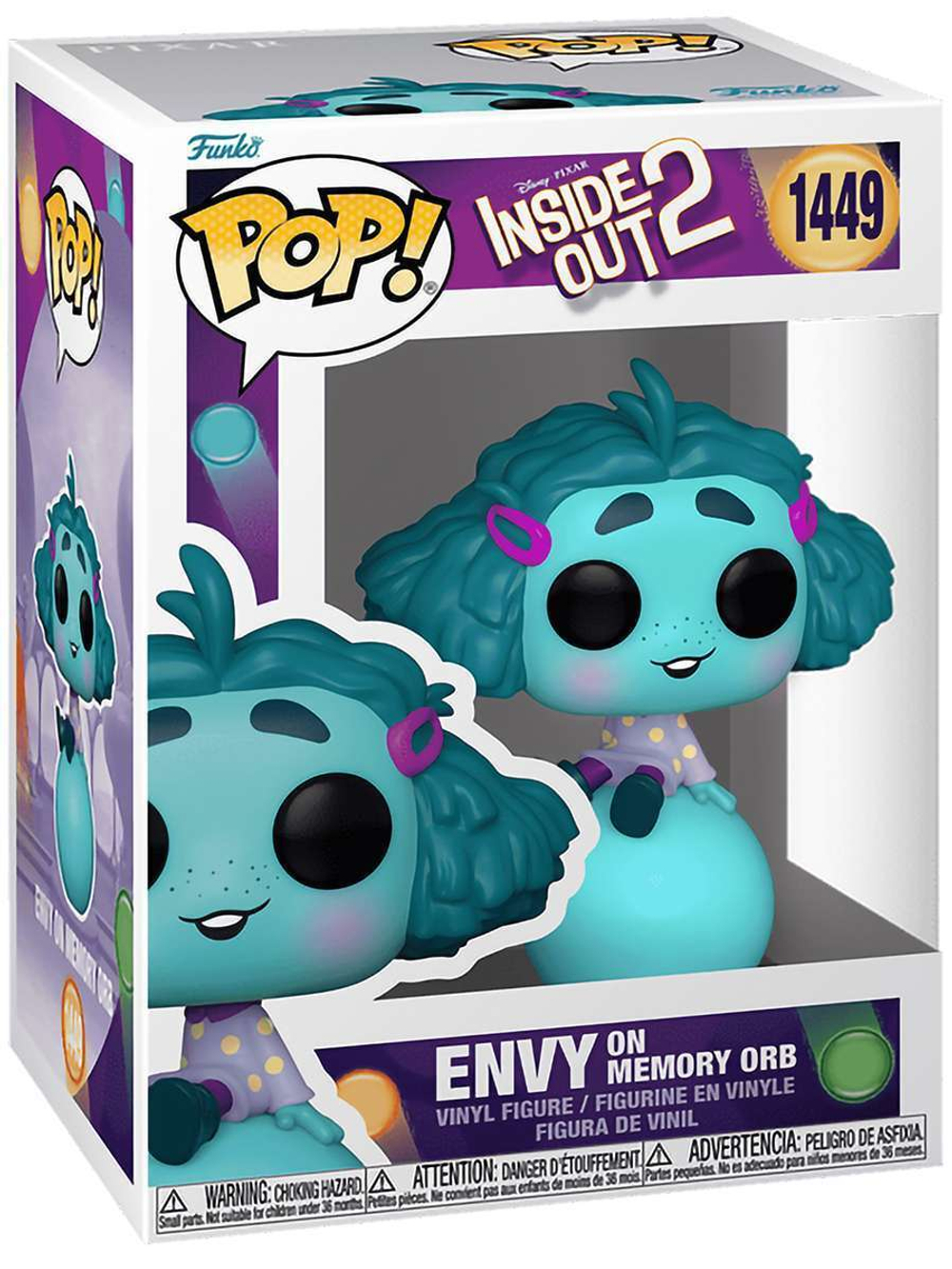 Фигурка Funko POP! Disney Inside Out 2 Envy (On Memory Orb) (1449) 75998