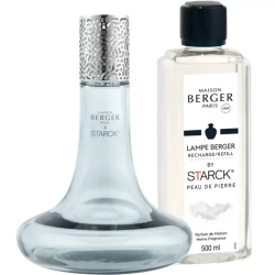 Maison Berger Paris - Набор ароматическая лампа Starck + арома-масло Peau de Pierre 250мл / артикул   4740  / GTIN 3127290047403