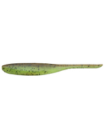 Приманка силиконовая Keitech Shad Impact 4", 5,2г, цвет #440 Electric Shad, 3 упаковки по 8 штук