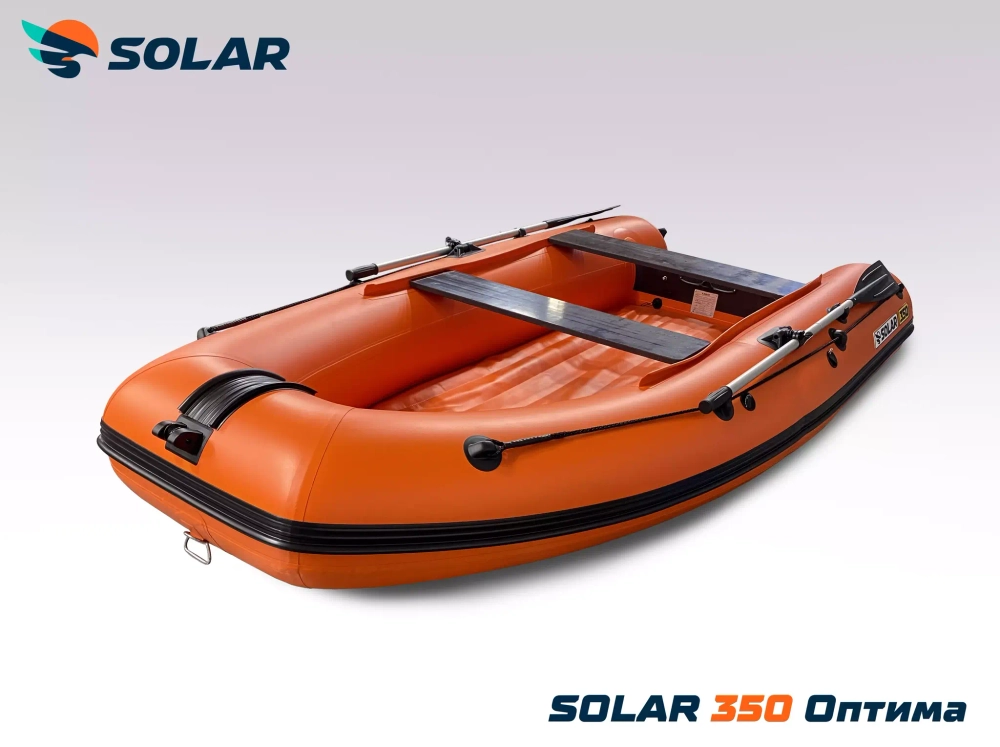 Лодка надувная моторная solar-350 к (оптима)