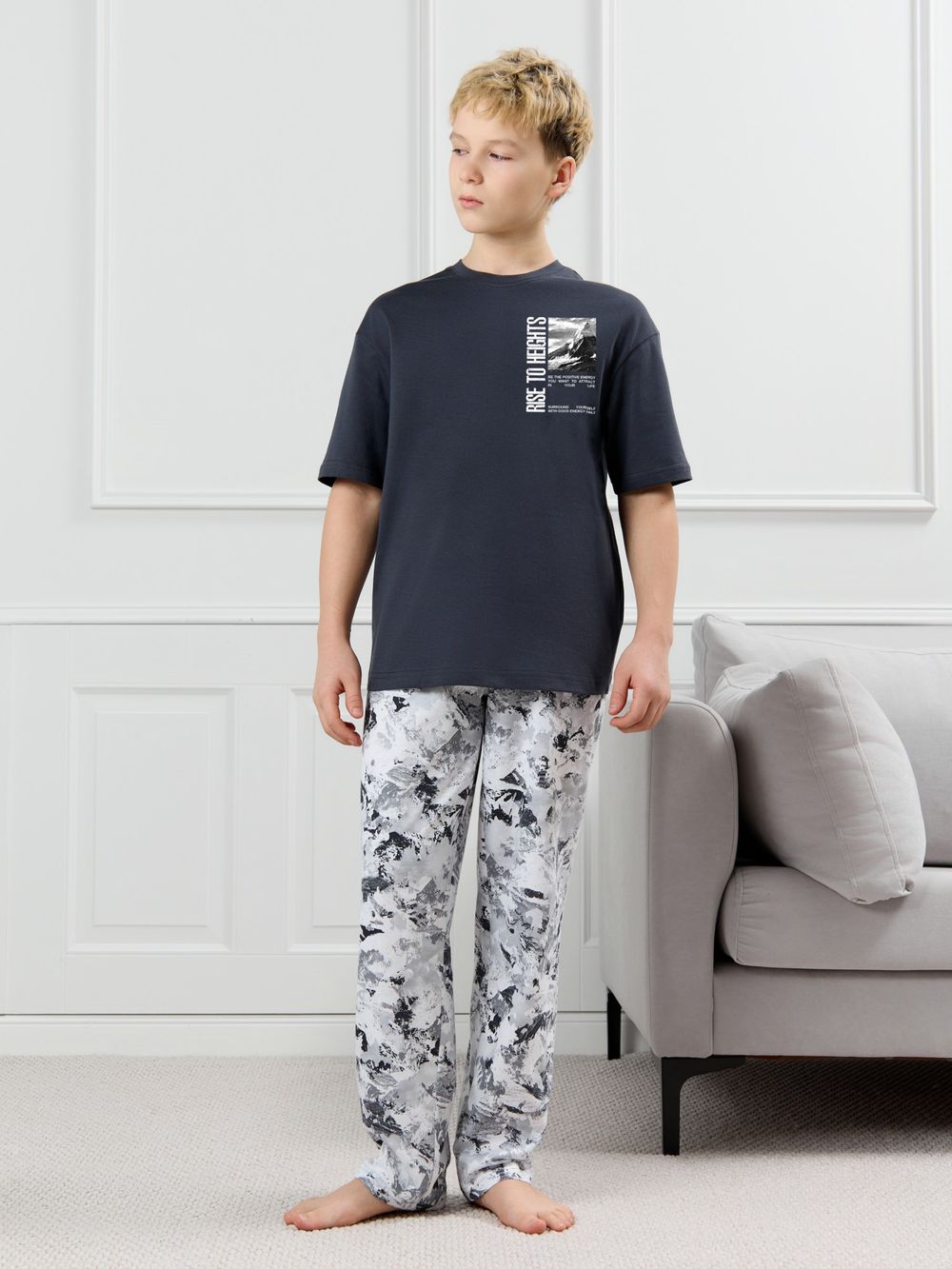 Костюм для мальчика Олимп-1 Виотекс ГРАФИТОВЫЙ