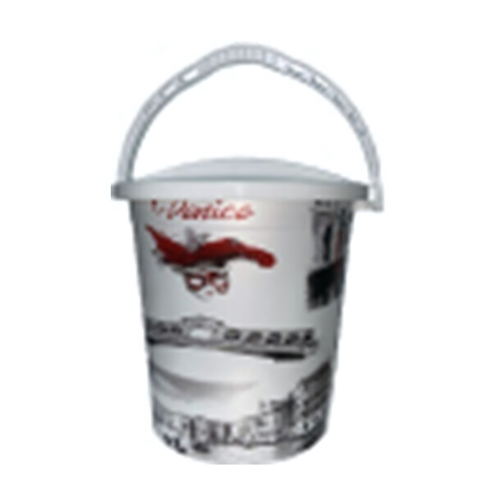 Ведро пластиковое с крышкой 14 л Декор "ВЕНЕЦИЯ"