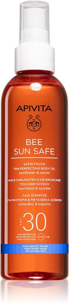 Apivita масло для загара SPF 30 Bee Sun Safe