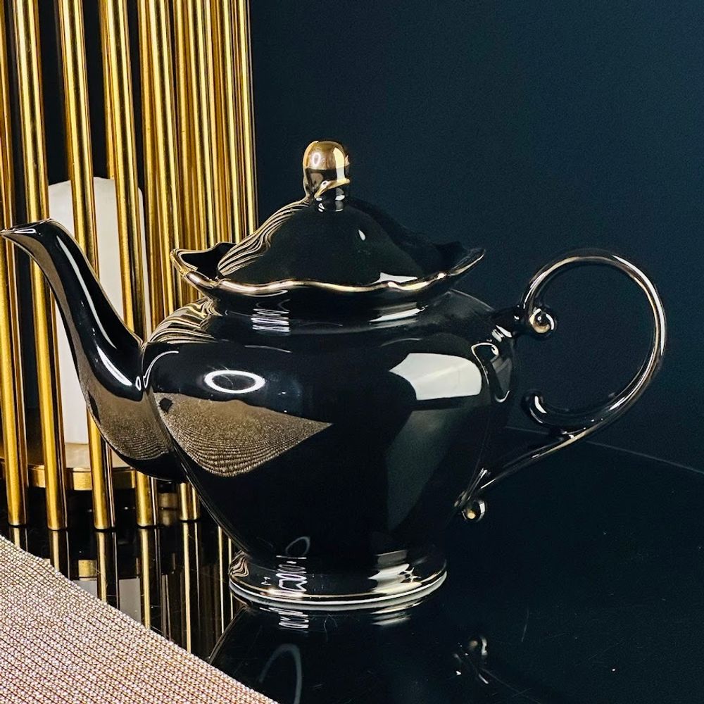 Lenardi 109-190 Чайник заварочный 1.1 л NOIR в под.уп.(х12)Фарфор