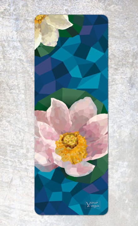 Коврик для йоги Lotus Rose YY 178*61*0,3 см из микрофибры и каучука