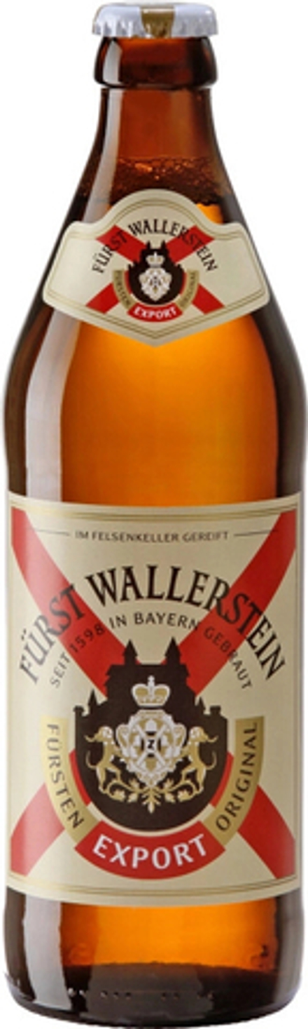 Пиво Фюрст Валлерштайн Экспорт / Furst Wallerstein Export 0.5 - стекло