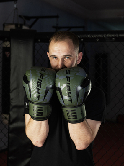 Перчатки для бокса Tomorrow Star Warrior Green Black