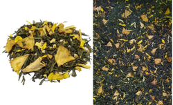 7791D Чай зеленый ароматизированный ЭЛИТНАЯ коллекция "Ананасы Шампань"