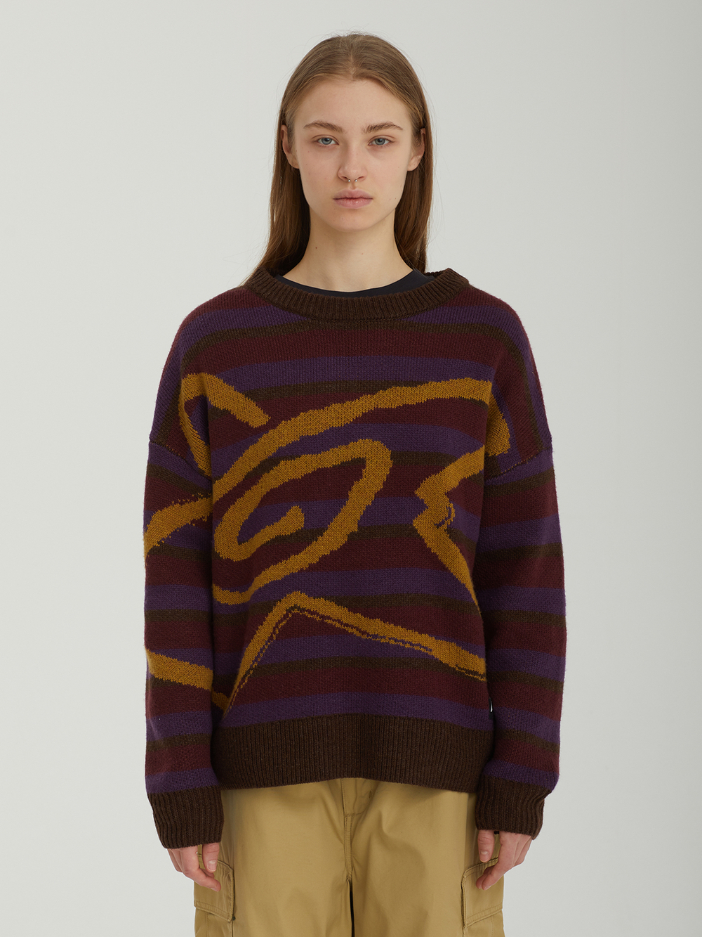 Женский Свитер Cosmic Striped