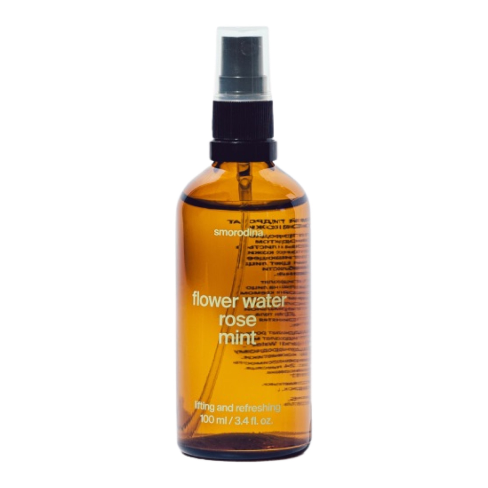 Натуральный подтягивающий гидролат Розы и Мяты для всех типов кожи, 100 мл (SmoRodina)