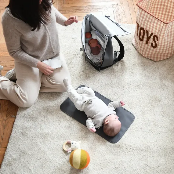 Сумка для мамы Beaba Oslo Backpack Mineral Grey