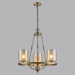 6524/4 COUNTY LN23 39 античная латунь Люстра E27 4*60W 220V RIVERLY