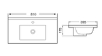 Раковина WeltWasser Deilbach 7517 80 MT-BL 10000005573 Черная матовая