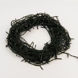 ULD-S5000-500-DGA WHITE IP20 Гирлянда светодиодная. 50м. 500 светодиодов. Белый свет. Провод зеленый. ТМ Uniel