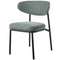 Стул Arvo серо-зеленый шенилл с черными ножками