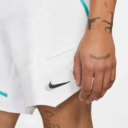 Мужские теннисные шорты Nike Court Flex Slam Shorts Men - White, Turquoise