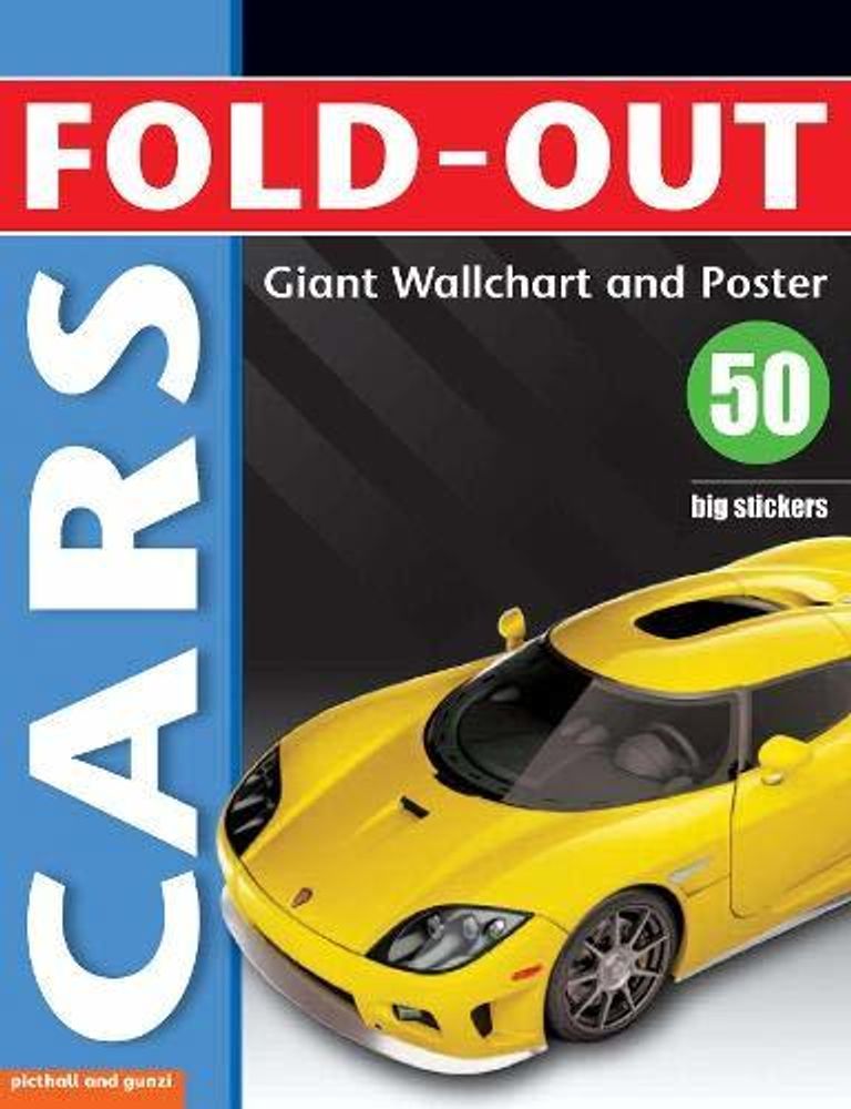 Fold-out Cars Sticker book