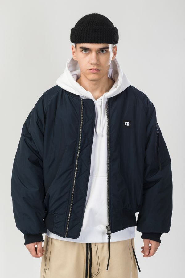 Бомбер Зимний Bomber Wide Navy - фото 1