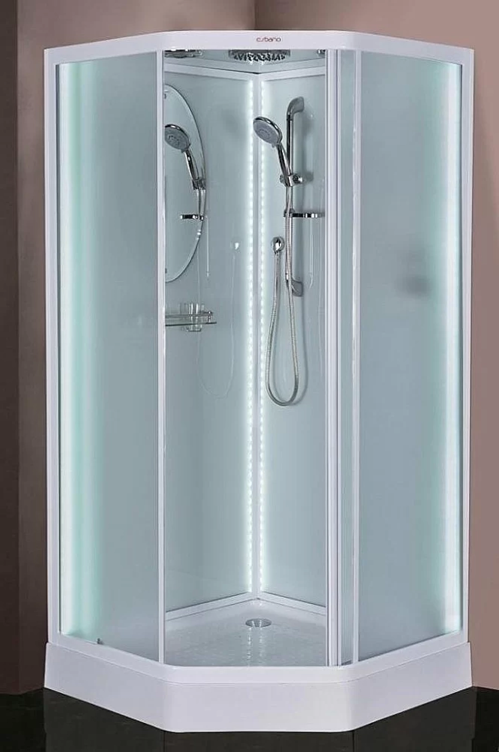 Душевая кабина Esbano Elegancia Led ES-L 90PR 90х90