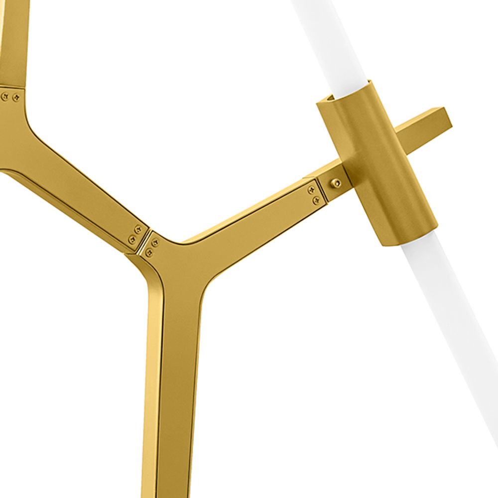 742063 Люстра STRUTTURA 6х6W (led) G9 ЗОЛОТО МАТОВЫЙ