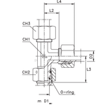 Соединение PNL DS16 24х1.5 (нерж.)