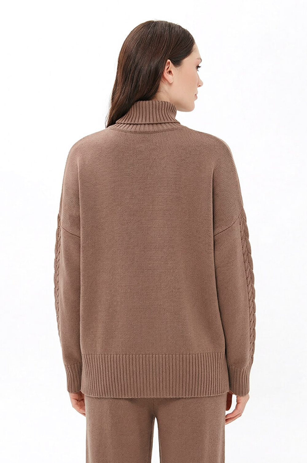 23446 Свитер женский (кофейный)