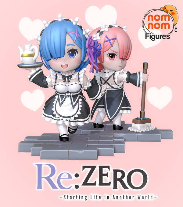 Фигурка re zero rem and ram