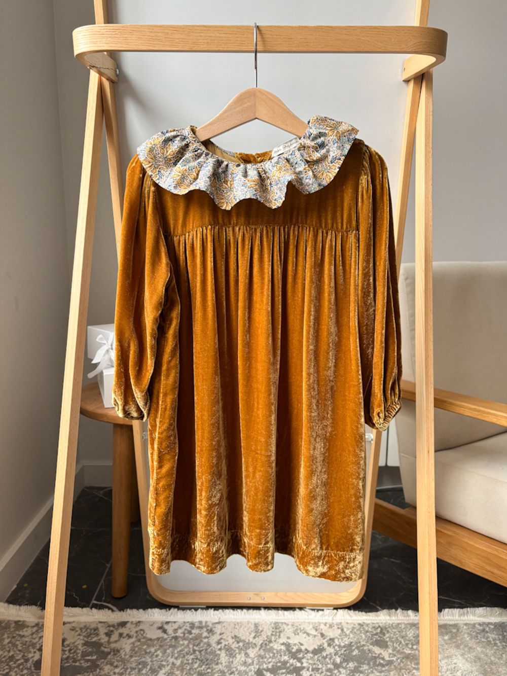 Бархатное платье Bebe Organic, 104