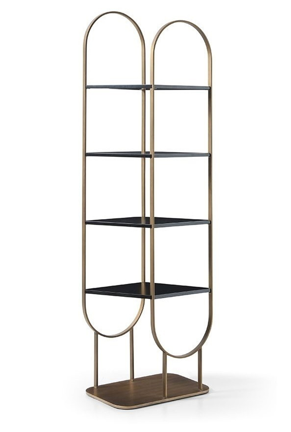 Стеллаж ST3096 матовая бронза/черный