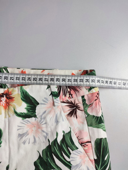 Штаны ZARA с тропическим принтом 40 размер