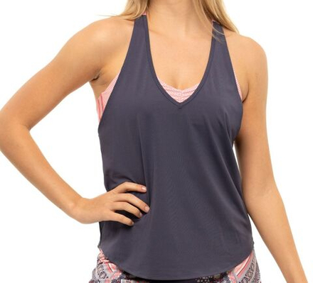 Топ теннисный Lucky in Love Patch Me If You Can Floral Blush Bralette Tank Top