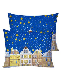 Постельное белье перкаль Сказка "Ангелы" евро Наволочка 50х70 см 2 шт Простынь на резинке 180x200 см Пододеяльник 200x215 см