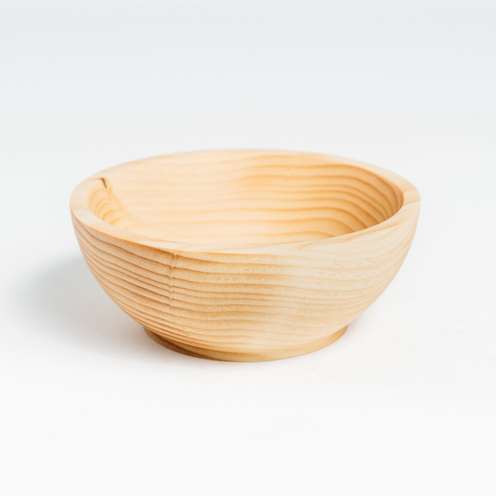 Деревянная тарелка Art of Siberia сибирский кедр 12,5см. T90