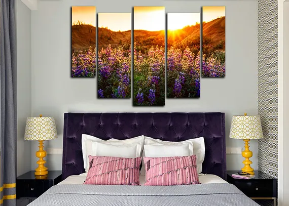 Модульная картина "Начало солнечного дня"