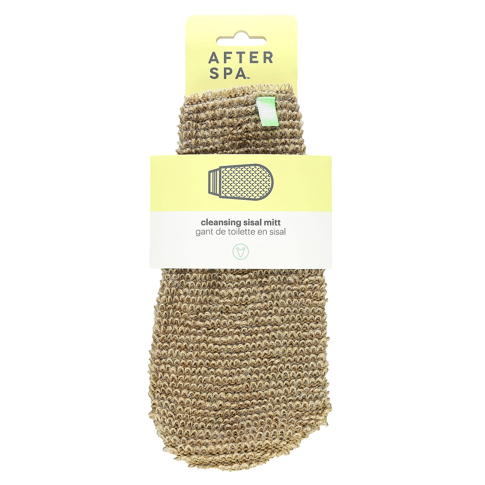 AfterSpa, Очищающие сизалевые рукавицы, 1 рукавицы