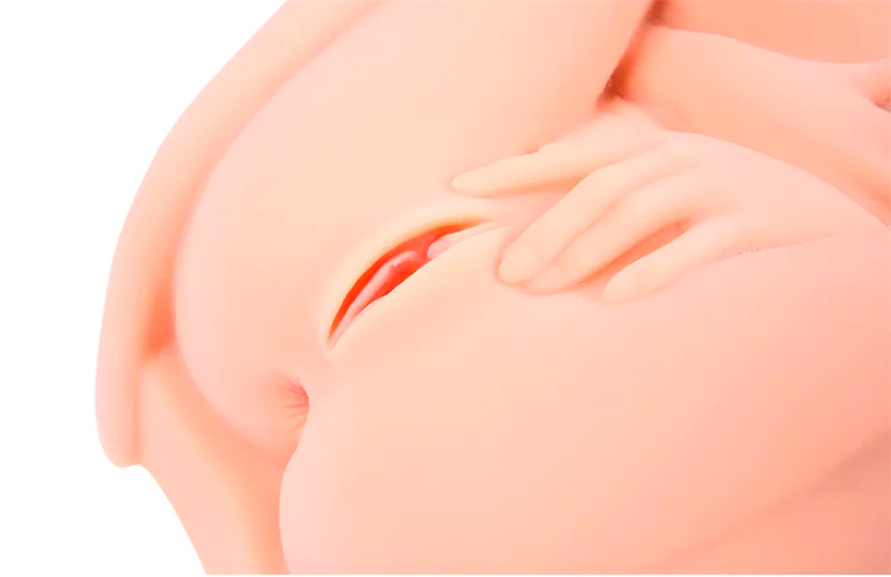 Реалистичный торс девушки с тремя упругими отверстиями, вибрацией, ротацией и голосом Kokos Hera.03 M10-03-25V