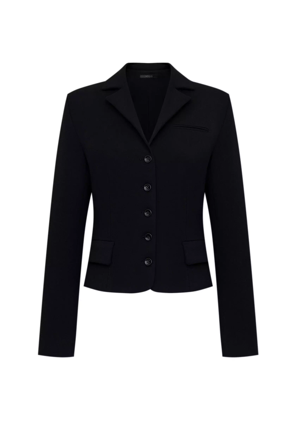Жакет укороченный, Черный