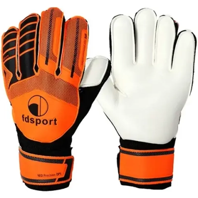 Перчатки вратарские FD-879, размер 6, оранжевый-черный