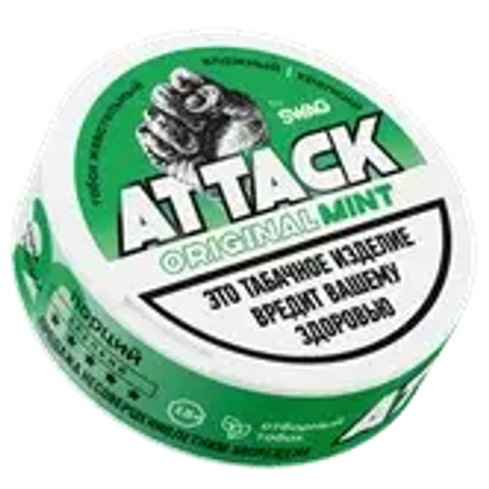 Табак жевательный "Attack" Original mint 10г. (М)
