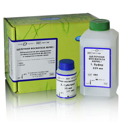 Щелочная фосфатаза, Абрис (кинетика), 250опр., 325.1.250, 1уп.