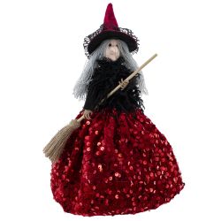 GAEM Изделие декоративное "Баба Яга", L15 W15 H28 см, 3в.