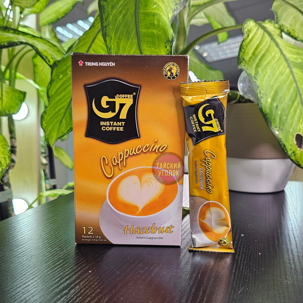 Кофе растворимый Капучино Trung Nguyen G7 Cappuchino 12 пакетиков по 18 гр