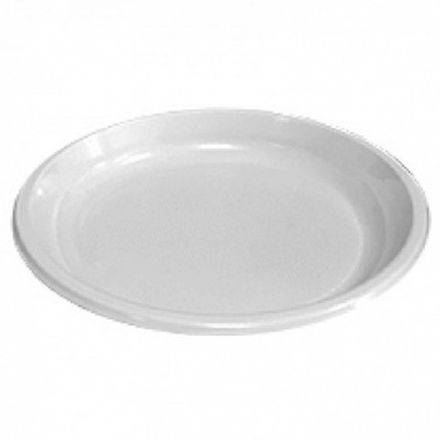 Одноразовая тарелка бессекц. D=220 мм 16 г белая (50/750 шт)