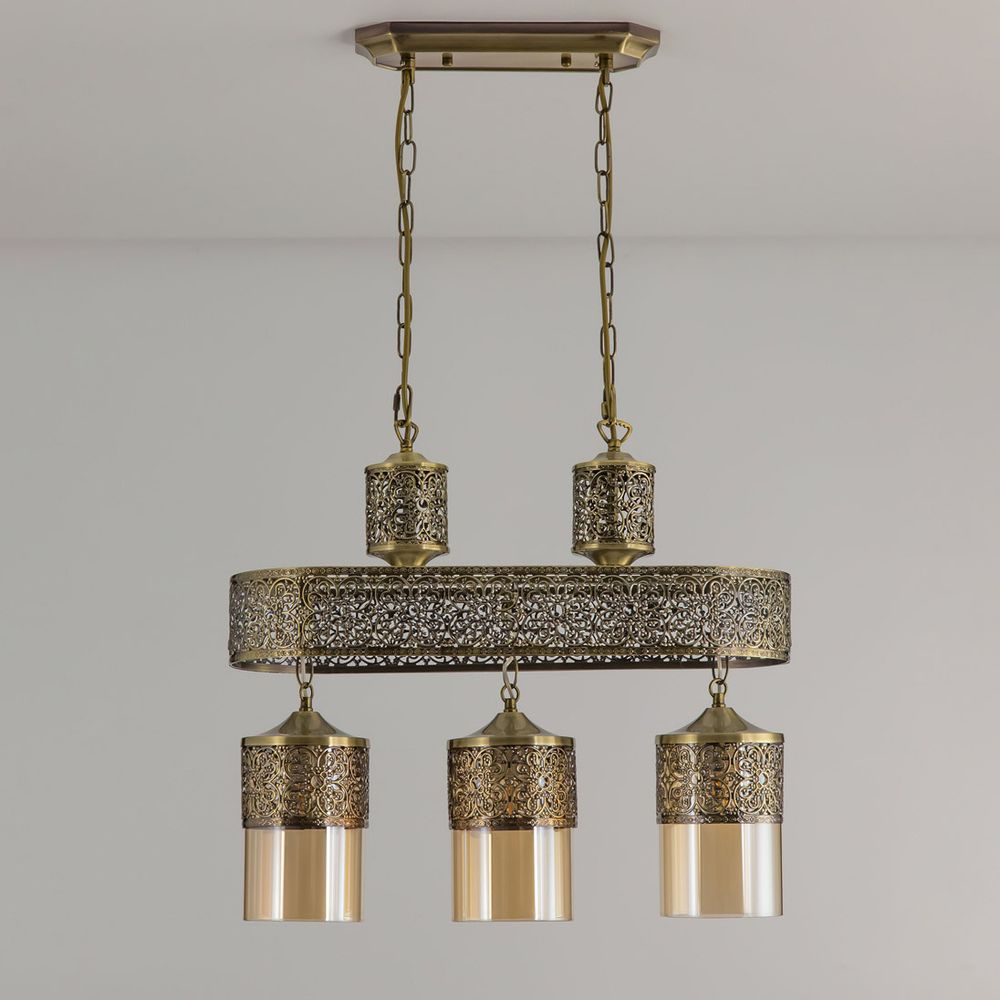 Citilux Эмир CL467233 Люстра подвесная Бронза