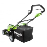 Аккумуляторная газонокосилка Greenworks G40LM41K4 40В (1 x 4 Ач, ЗУ) нож 41 см, 2504707VB