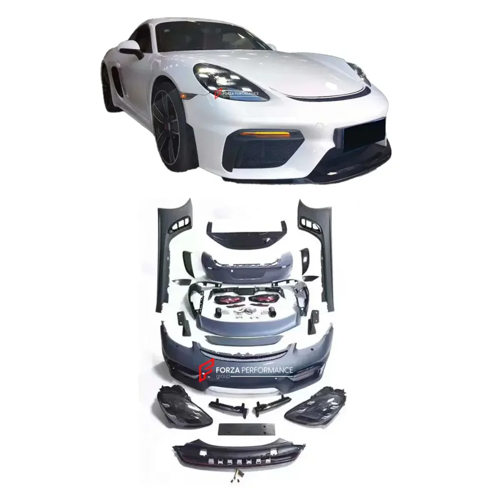 Обвес переделка в 982 2017-2024 для Porsche 718 981 Cayman/Boxster 2012-2016 Порше