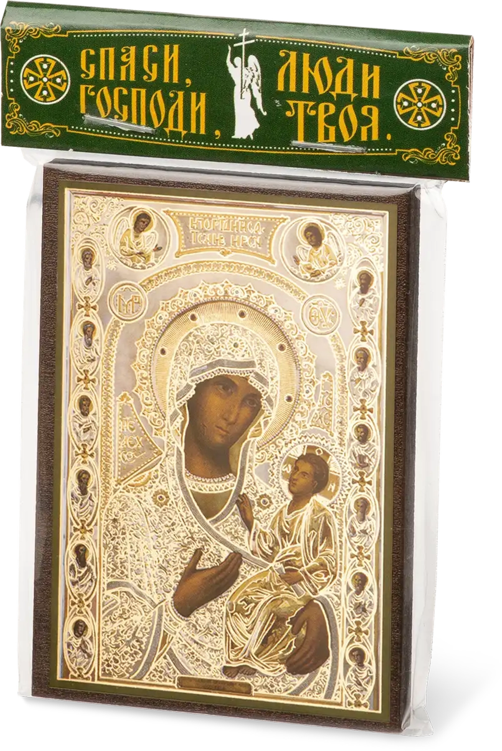 Икона БМ "Иверская" 6х9 на МДФ-6