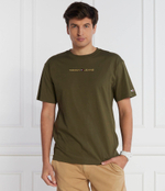 Футболка GOLD LINEAR Tommy Jeans - хаки(DM0DM17728)